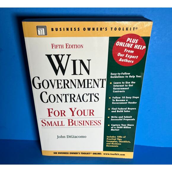 Win Government Contracts for Your Small Business (5th Ed.) John DiGiacomo - Picture 1 of 7